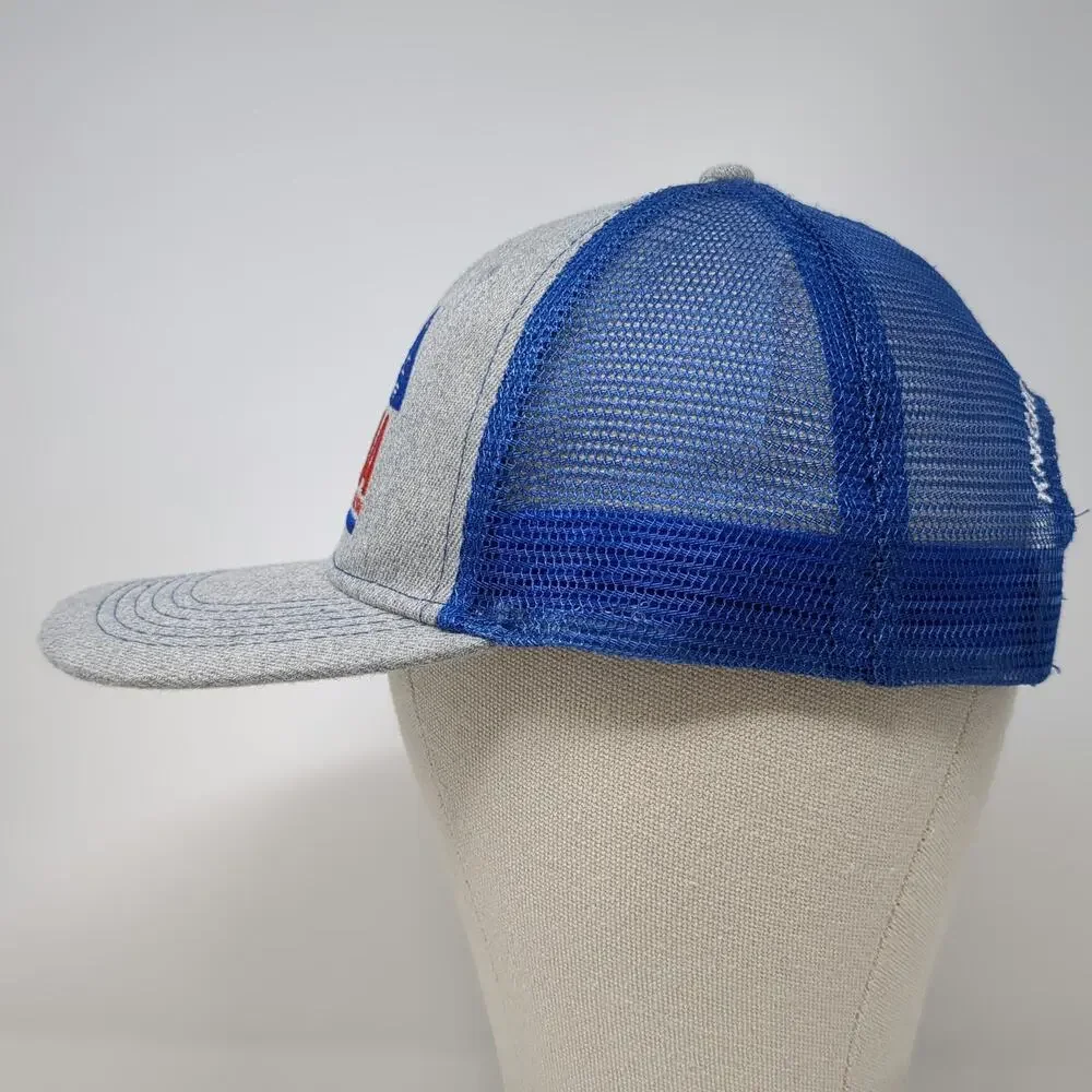 Knight Equipment Co Trucker Hat Gray Blue Red One Size RMLA Ski Lift 2024 Mtn